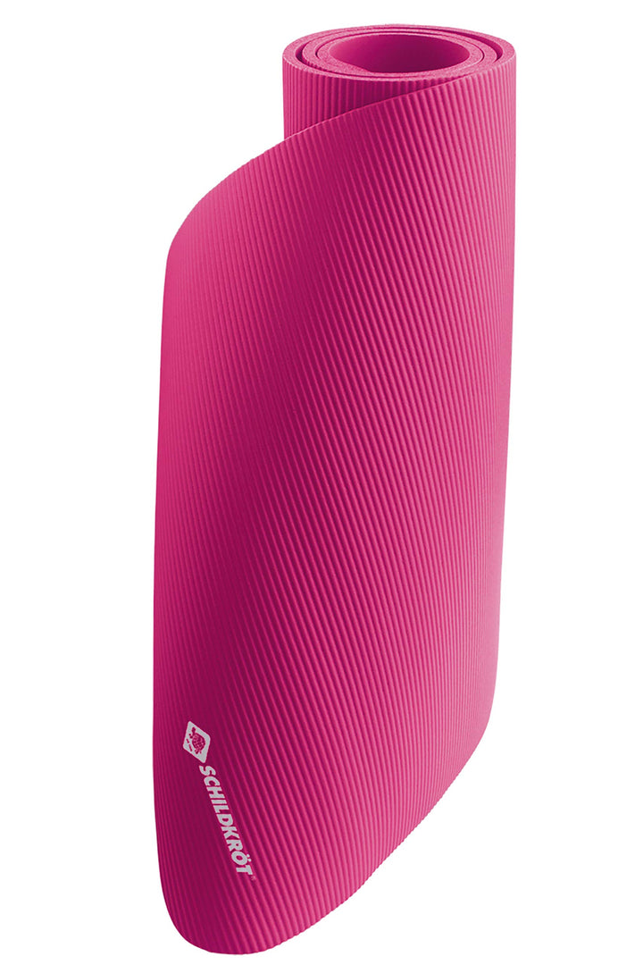 Schildkröt Fitnessmatte, 10 mm, rutschfeste Gymnastikmatte, mit Tragegurt, 185 x 61 x 1,0cm Pink, 96