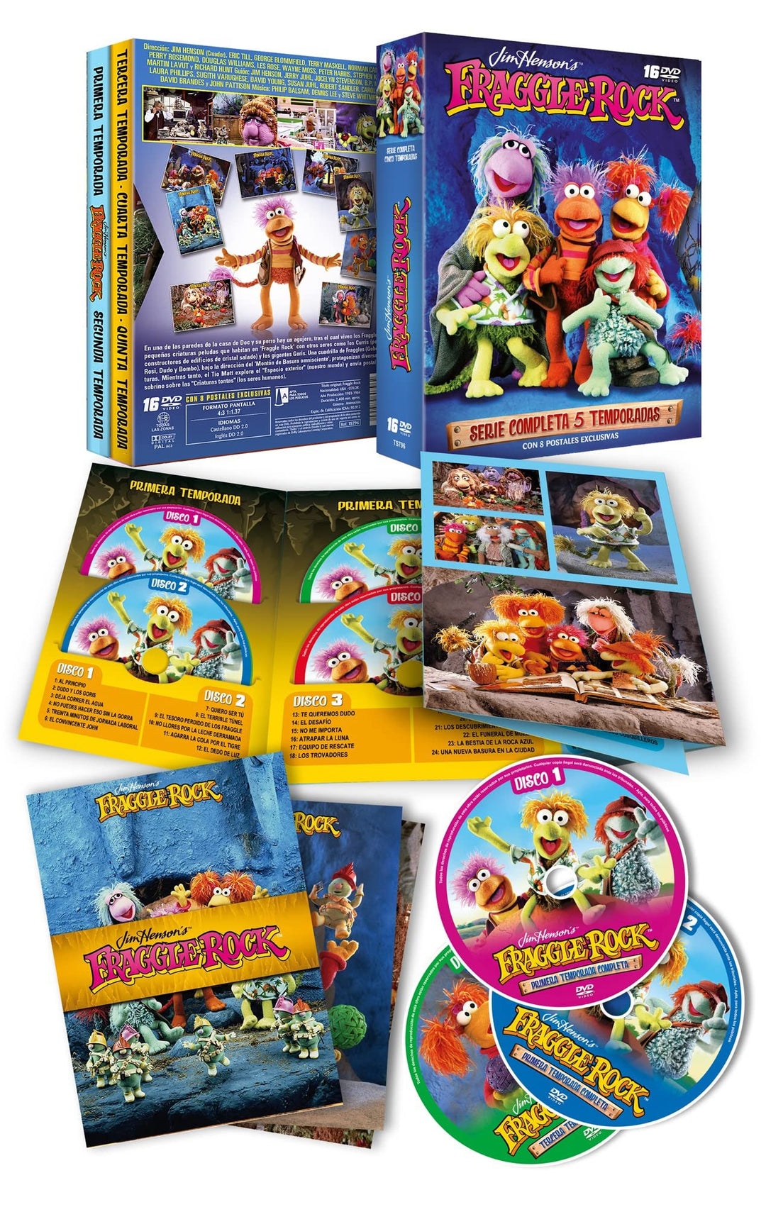Fraggle rock serie com.(16dvd) - DVD
