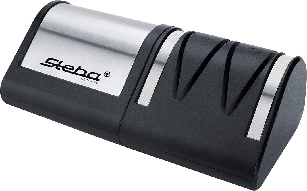 Steba Elektrischer Messerschärfer KS 1, für alle Arten von Messern (Metall, Keramik), Diamant-Schlei