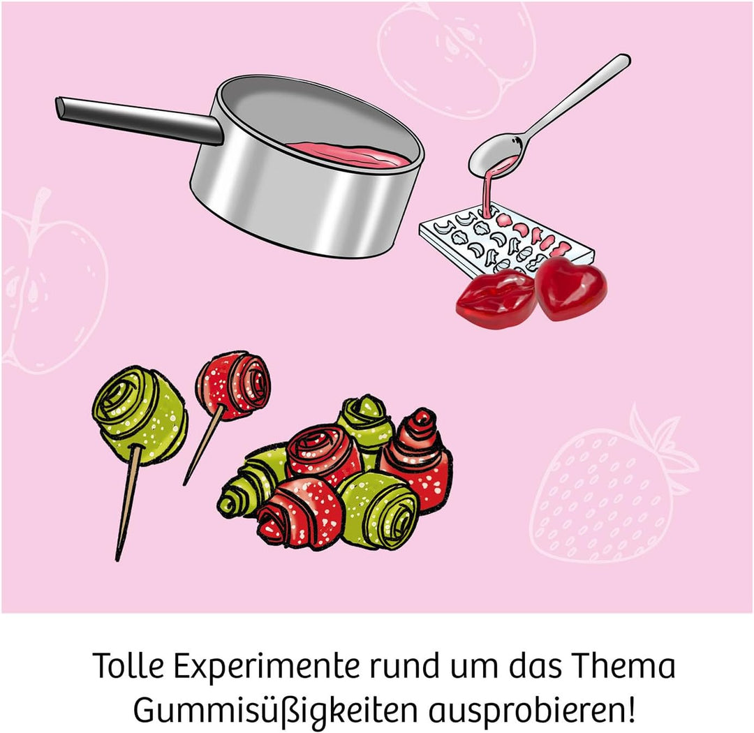KOSMOS 654344 Fun Science Fruchtgummi Labor Love & Hearts – Experimentierkasten zum Fruchtgummi selb