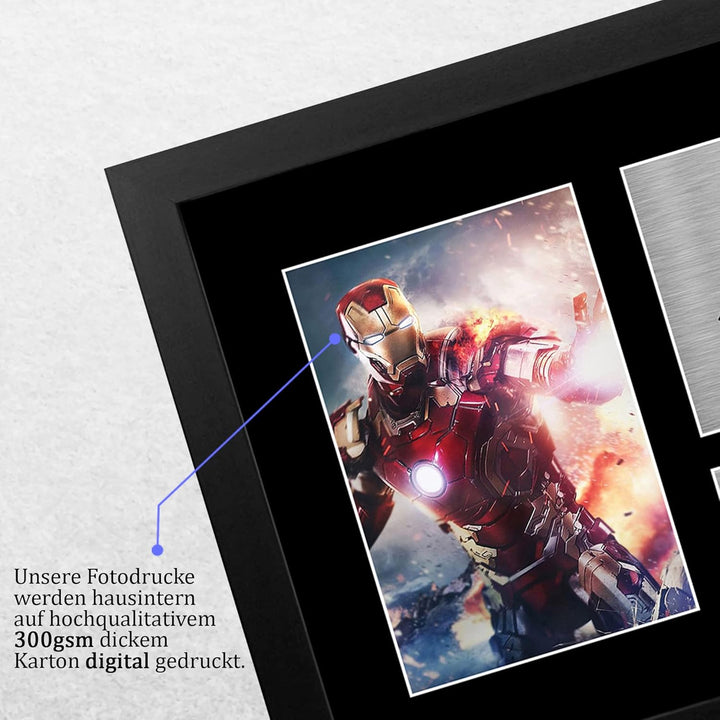 HWC Trading Robert Downey Jr A4 Gerahmte Signiert Gedruckt Autogramme Bild Druck-Fotoanzeige Geschen