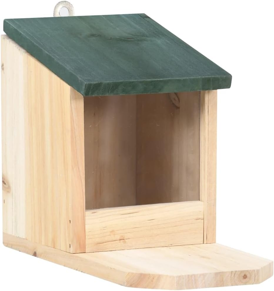 vidaXL 4xTanne Eichhörnchen Futterhaus Futterkasten Futterstation Futterstelle