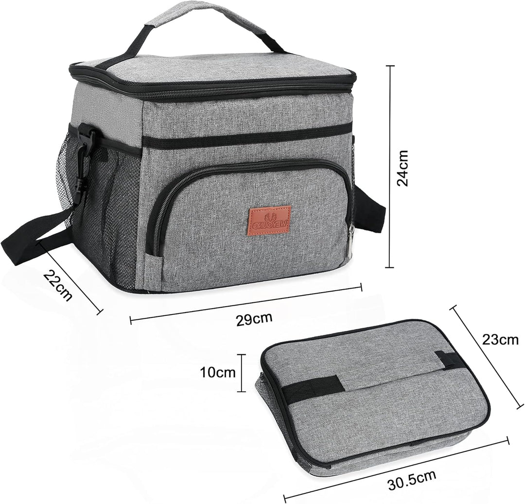 Intirilife tragbare Kühltasche - Zum Transportieren von warmen oder kalten Getränken und Lebensmitte