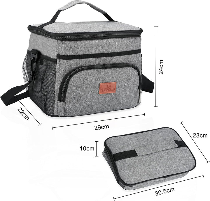 Intirilife tragbare Kühltasche - Zum Transportieren von warmen oder kalten Getränken und Lebensmitte