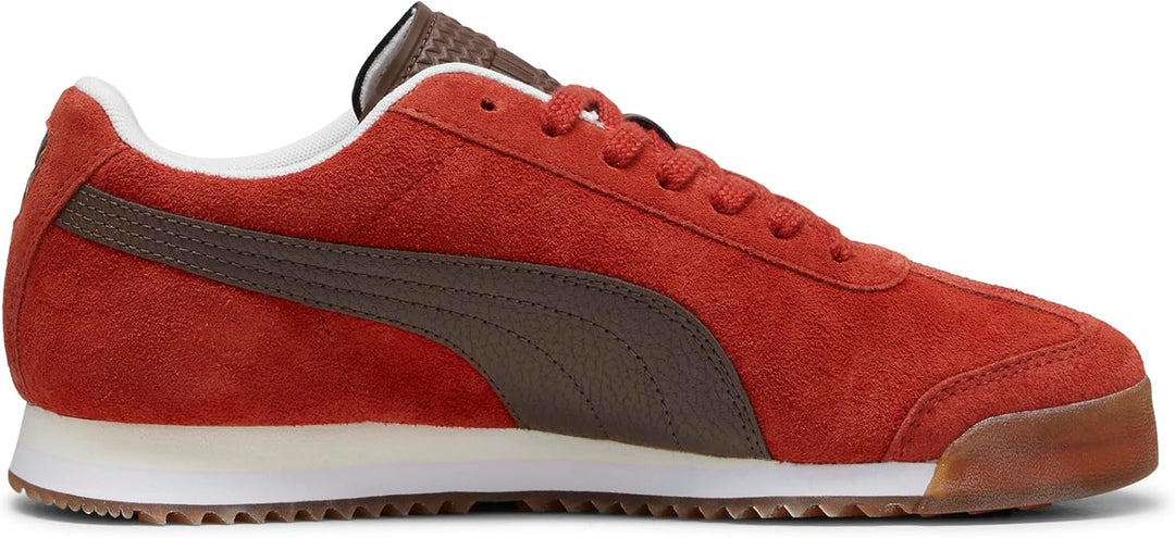 PUMA Men's Roma Sneakers Mars Red Espresso Brown Gum 44.5 EU, Mars Red Espresso Brown Gum 44.5 EU