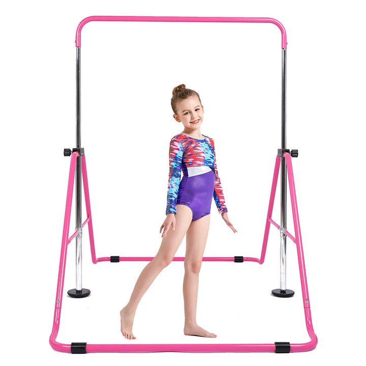 FINGER TEN Gymnastik Turnreck Kinder Gymnastics Bar, Horizontale Kip Stange Faltbar Turntrainingsger