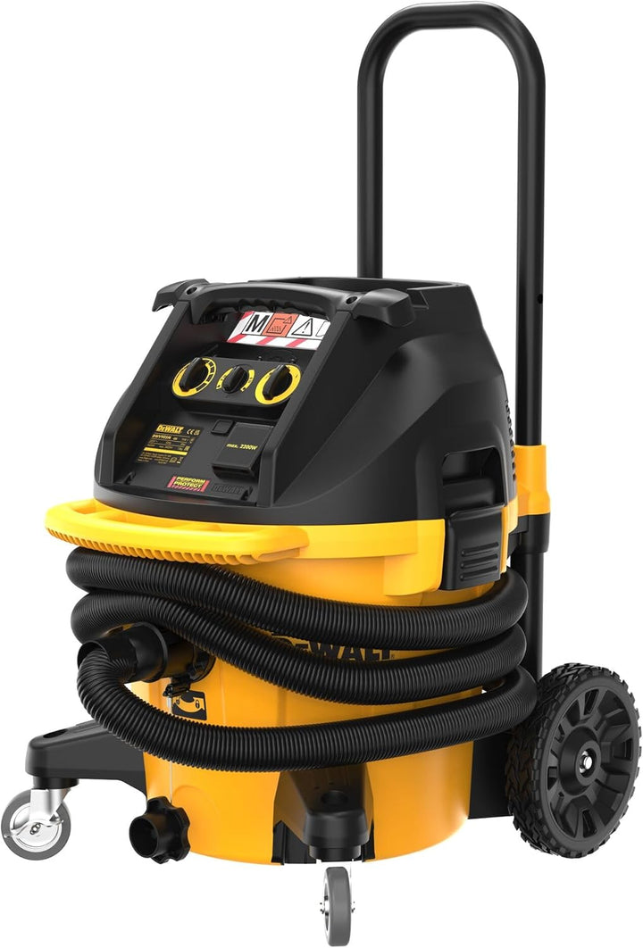 Dewalt M-Klasse Industrie Nass- & Trockensauger DWV905M (1.400 Watt, 38 Behältervolumen, für Weich-