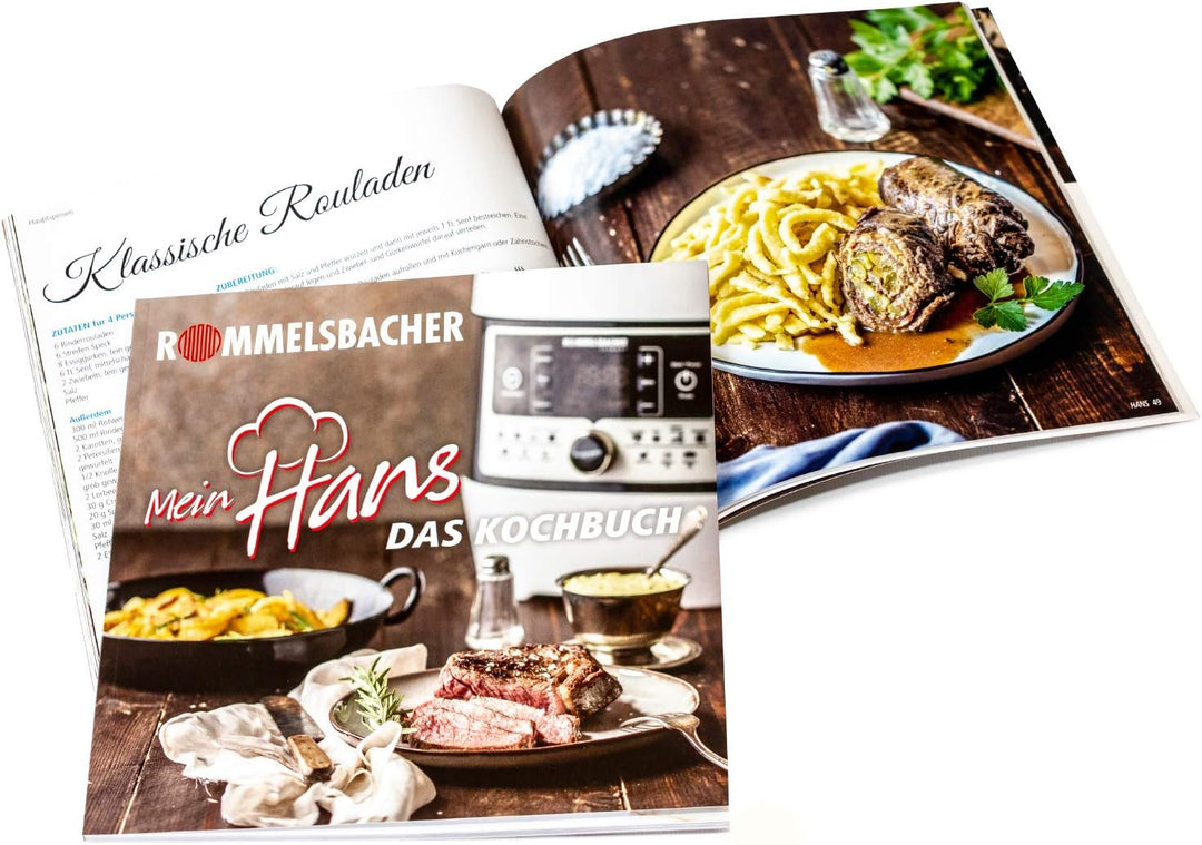ROMMELSBACHER Elektrischer Dampfdruck- & Multikocher MD 1000 'MeinHans' – Das Original - 14 Automati
