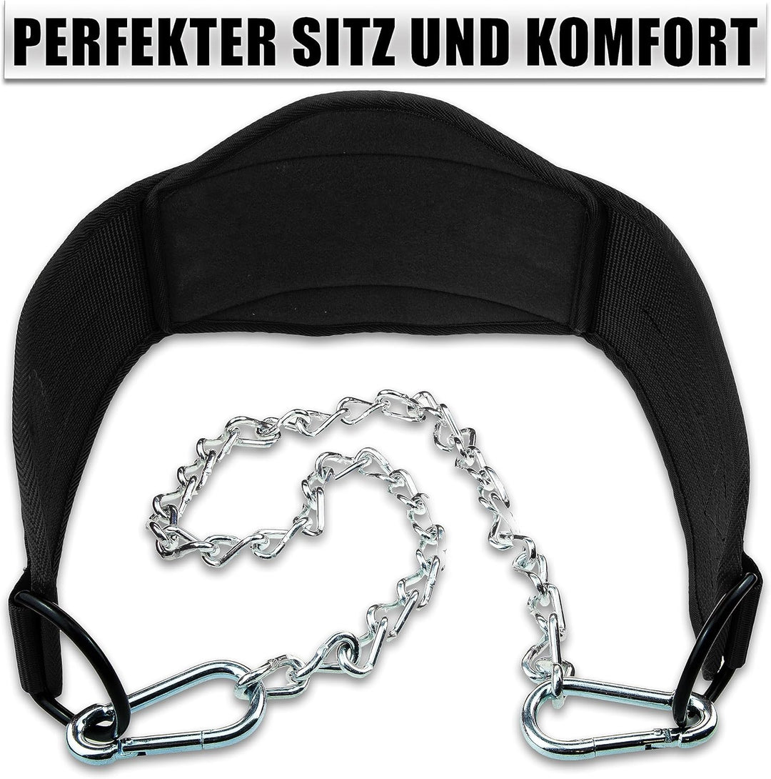 C.P.Sports Dip-Gürtel Standard | Dipgürtel – Dip Belt bis 250kg für Klimmzüge, Squats, Fitness, Kraf