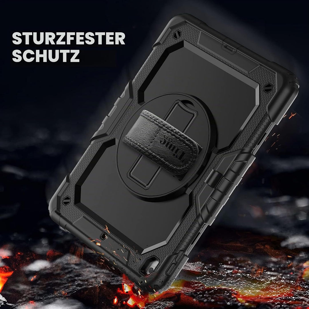 Timecity Hülle für iPad 9./8./7. Generation,iPad 10.2 Zoll Stossfest Robuste mit Displayschutz 360°-