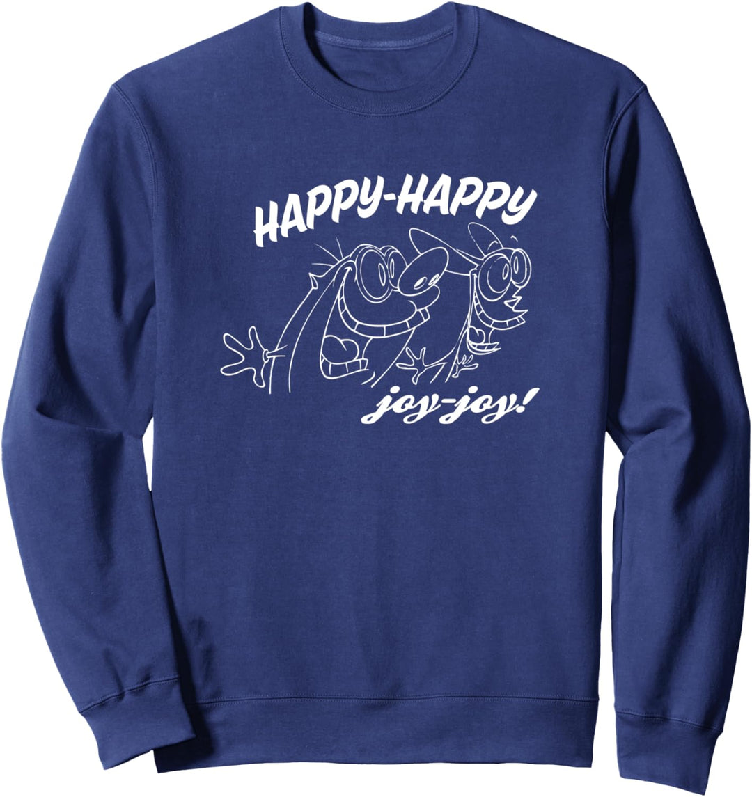 Ren and Stimpy Happy Outline Sweatshirt