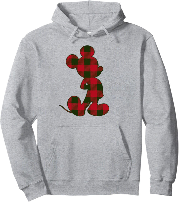 Disney Mickey And Friends Christmas Mickey Mouse Plaid Fill Pullover Hoodie