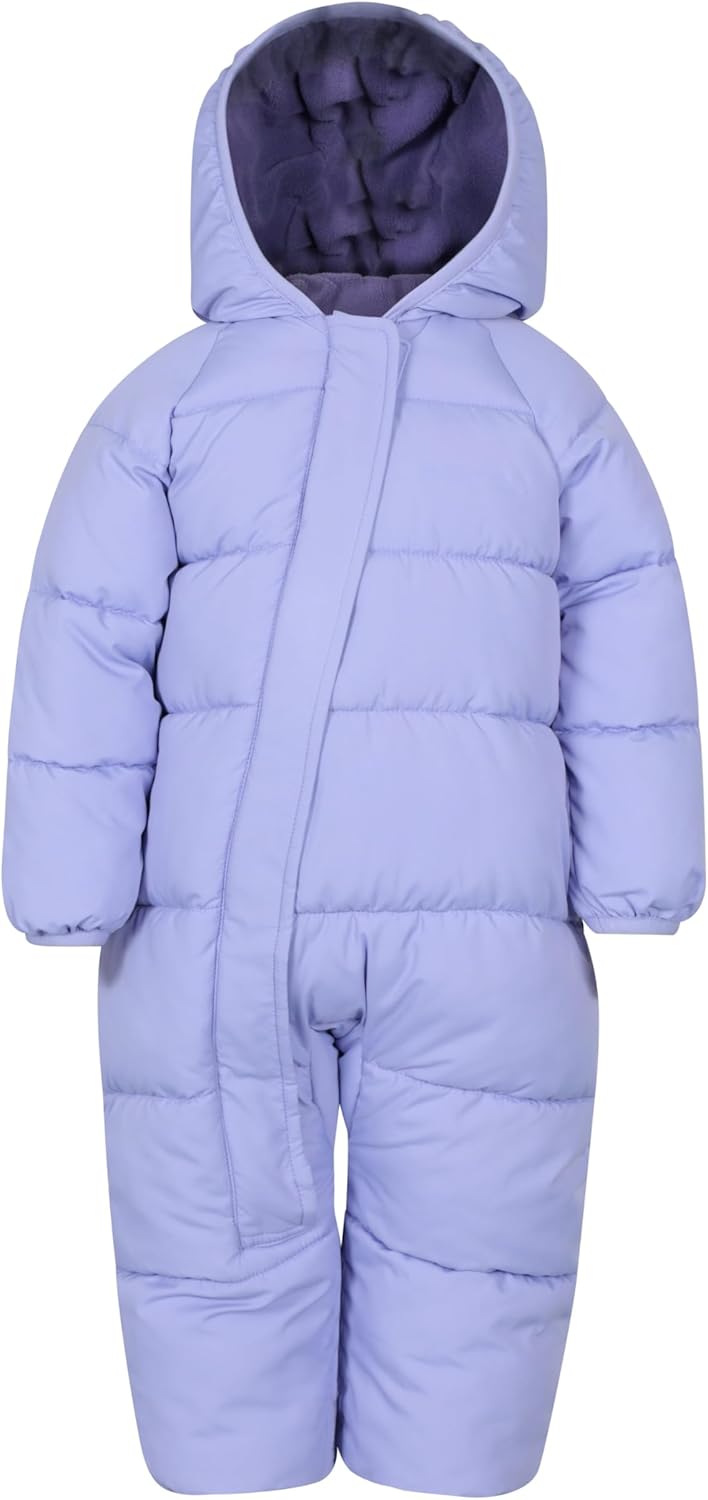 Mountain Warehouse Frosty Kinder Winter Anzug Gefüttert Schneeanzug 6-12 Monate Flieder, 6-12 Monate