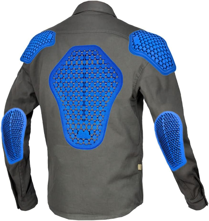 Silikon-Gel-Pads für Rücken, Schulter, Ellbogen-Schutzpolster für Motorradjacken, CE-Rüstungsschutz