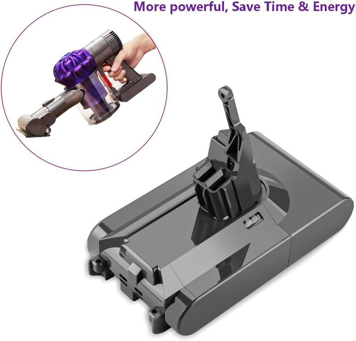 V8 Akku 21,6 V 4,0 Ah Ersatzakku für Dyson-V8 Akku Batterie Kompatibel mit DysonV8 Absolute, Animal,