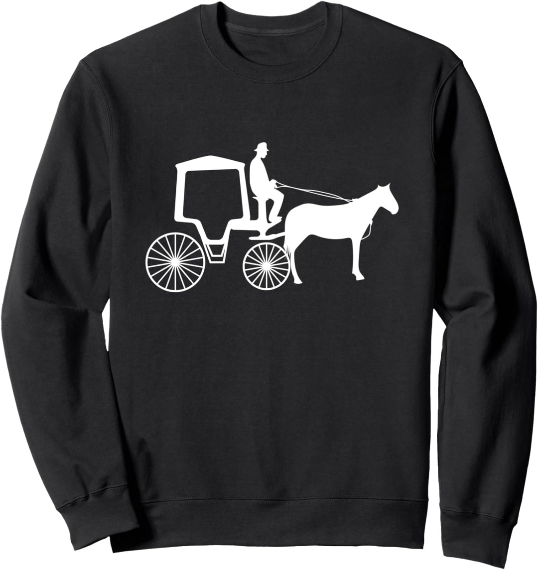 Kutscher Kutsche Pferdekutsche Beruf Spruch Sweatshirt