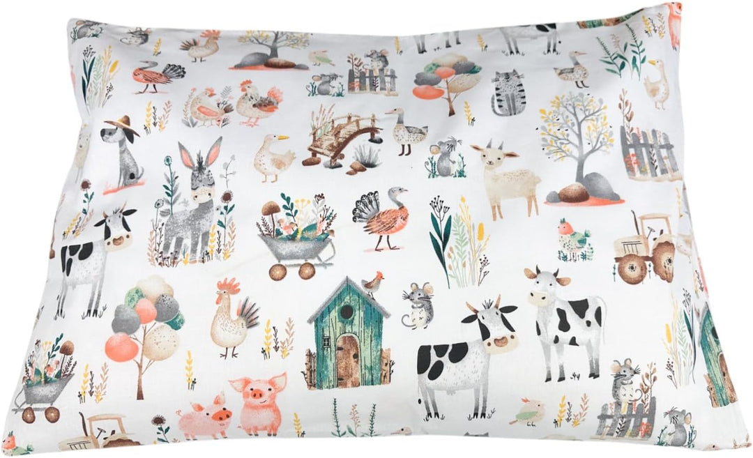PLUMERI Kinderbettwäsche 100x135 + 40x60 100% Baumwolle Weiche &amp; Farbenfrohe Bettwäsche für Babys Mä