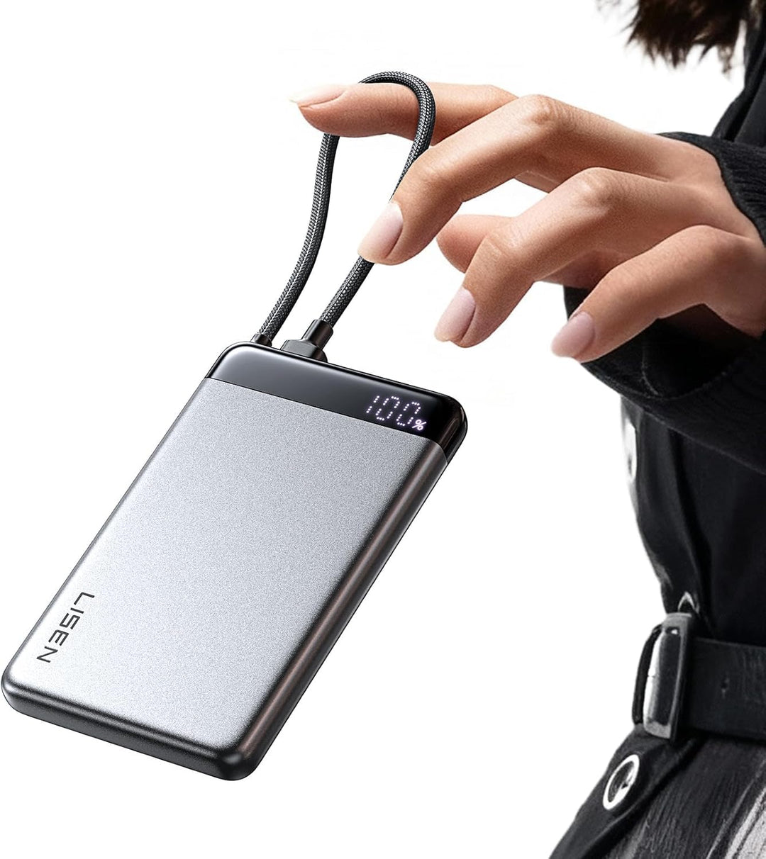 LISEN Powerbank CCC, Powerbank 20,000 mAh, 22.5 W, Compatible with iPhone 17/16 Series, Xiaomi 17 Pr