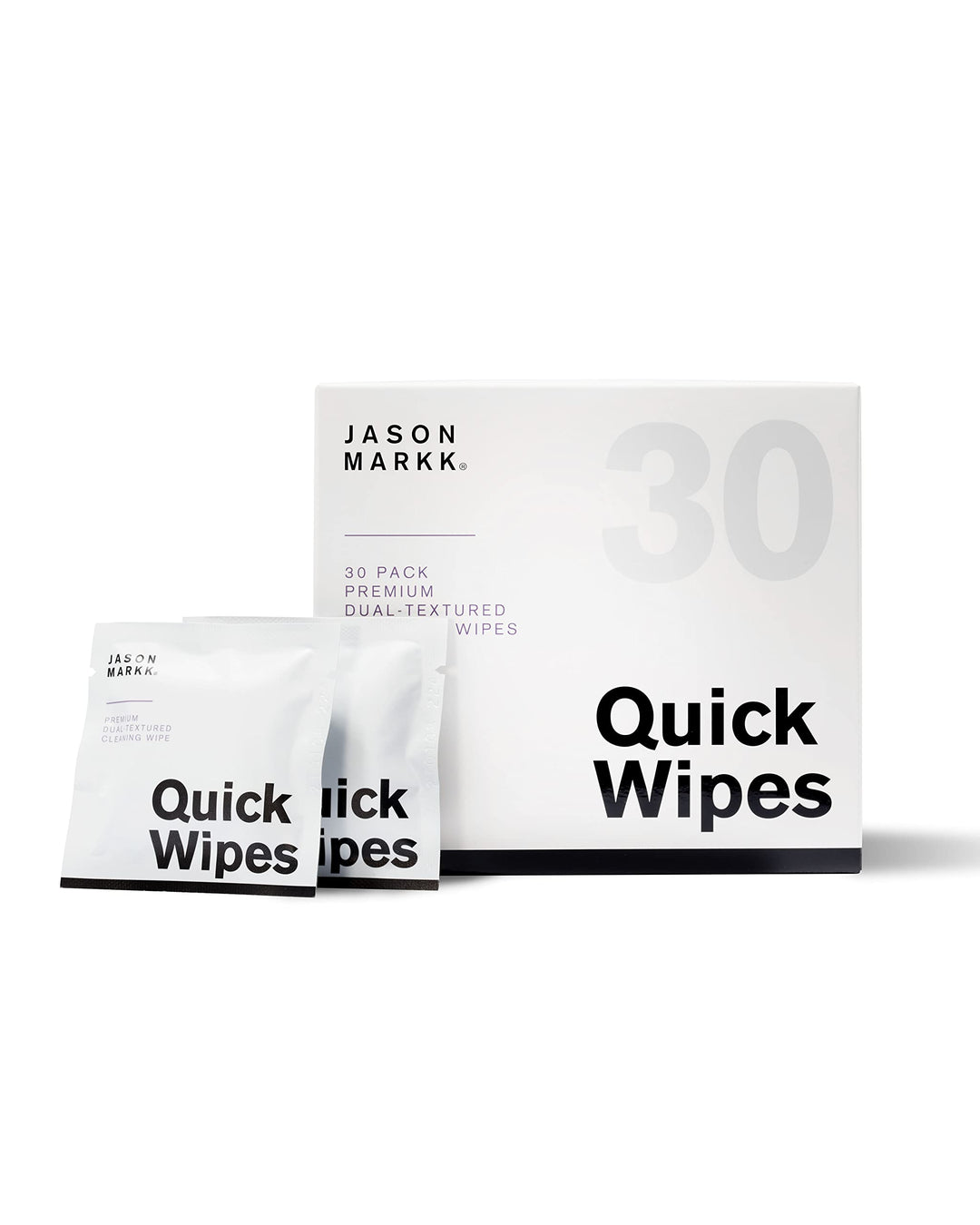 Jason Markk Quick Wipes, Schuhreiniger, Pflege für Sportschuhe, 30er Pack, Einzeln verpackt, Ideal f