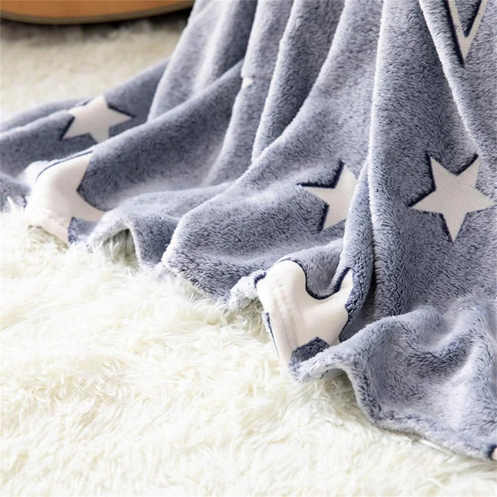 BAOJULONG Kuscheldecke die im Dunkeln leuchtet, Behagliche und Weiche Wohndecke für Bett Couch und S