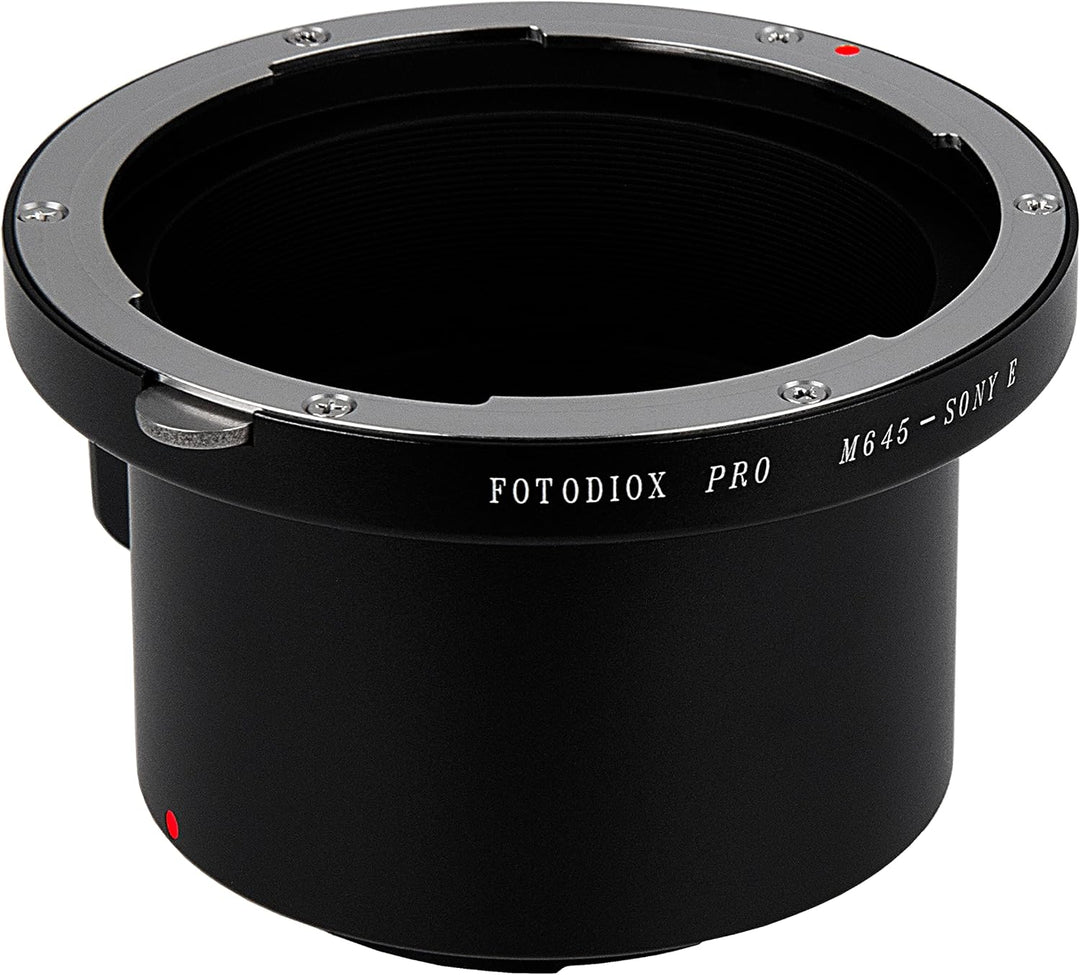 Fotodiox Pro Lens Mount Adapter Compatible with Mamiya 645 MF Lenses on Sony E-Mount Cameras Mamiya