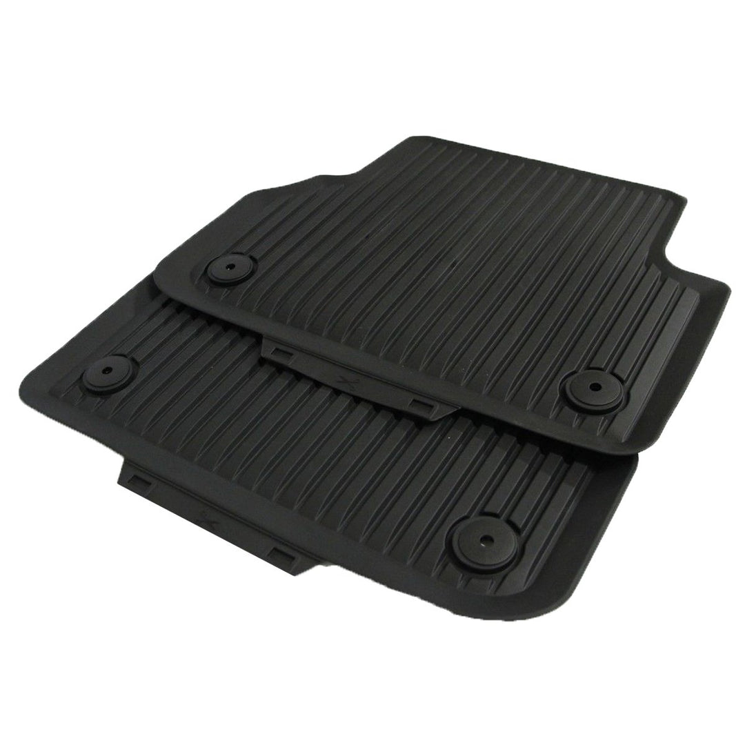 Audi 8W0061511041 Allwetterfussmatten Hinten, Schwarz, 2 Stück