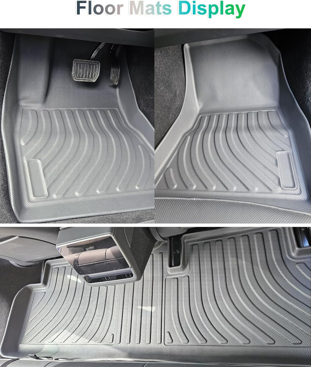 GAFAT Tesla Model 3 Fussmatten 2017-2024 2025, Neu Tesla Model 3 Highland 2024 Fussmatten TPE Allwet