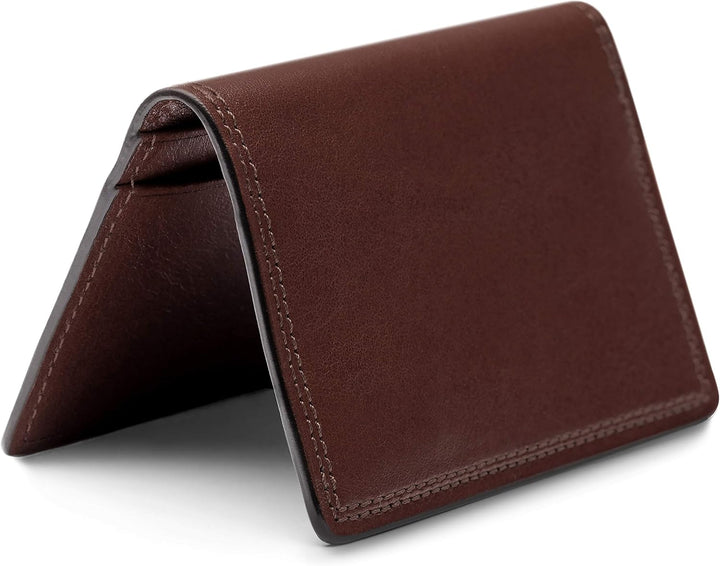 Bosca Visitenkartenetui für Herren, Dunkelbraun, 4" x 2.75" x 0.25", Dolce Collection - Visitenkarte