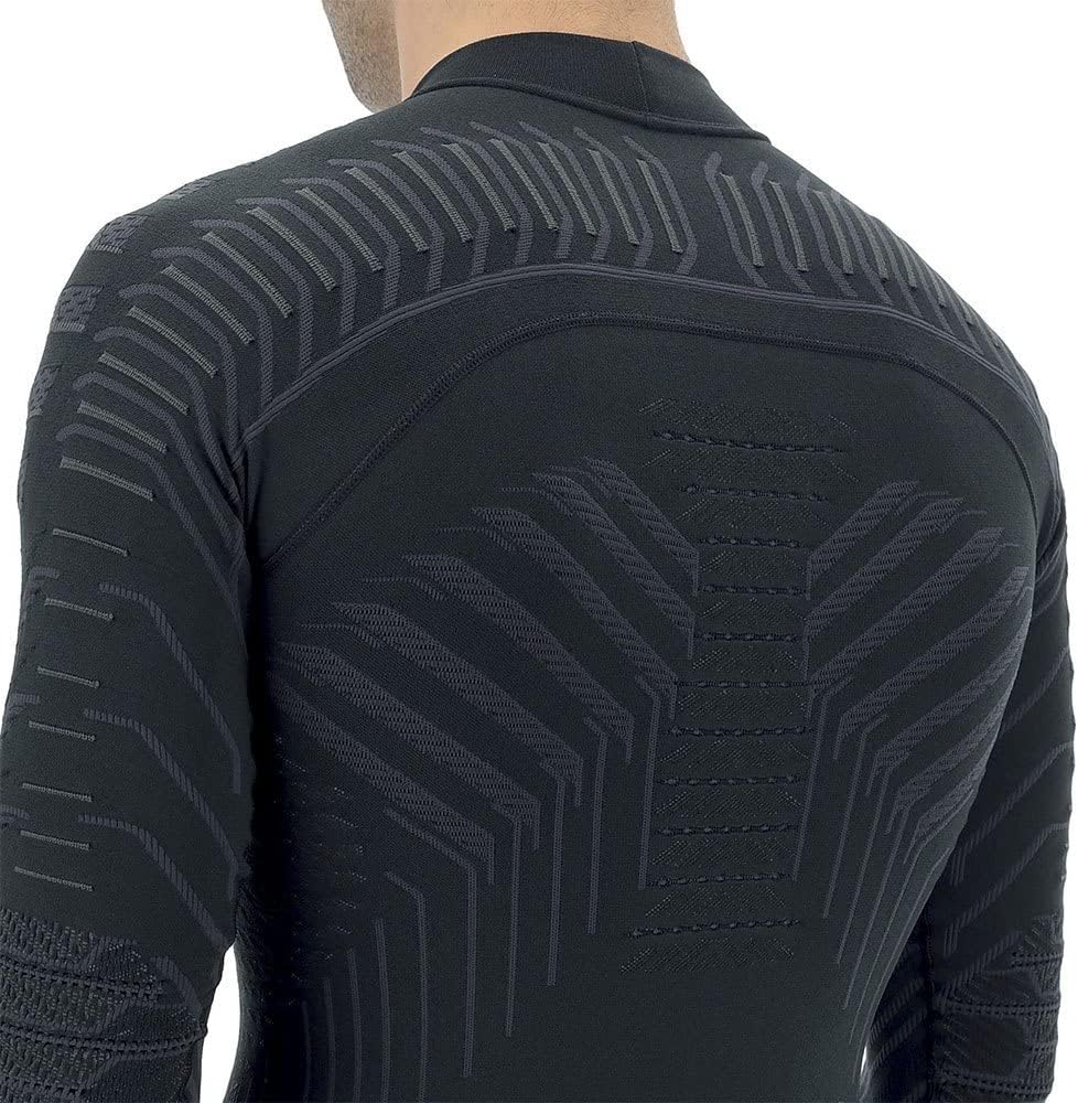 UYN Herren Resilyon Langarmshirt (1er Pack) XL Black/Anthracite, XL Black/Anthracite