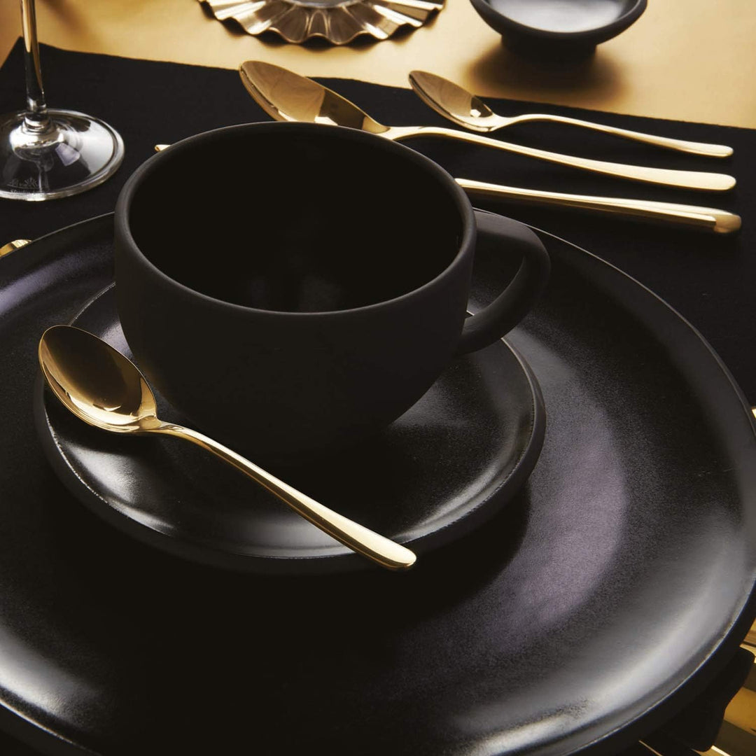 Sambonet 6 Kaffeelöffel Taste, Kaffeelöffel Set für 6 Personen, für die Kaffeepause, Spülmaschinenfe
