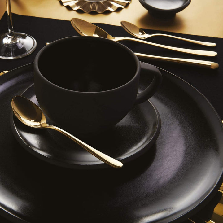Sambonet 6 Kaffeelöffel Taste, Kaffeelöffel Set für 6 Personen, für die Kaffeepause, Spülmaschinenfe