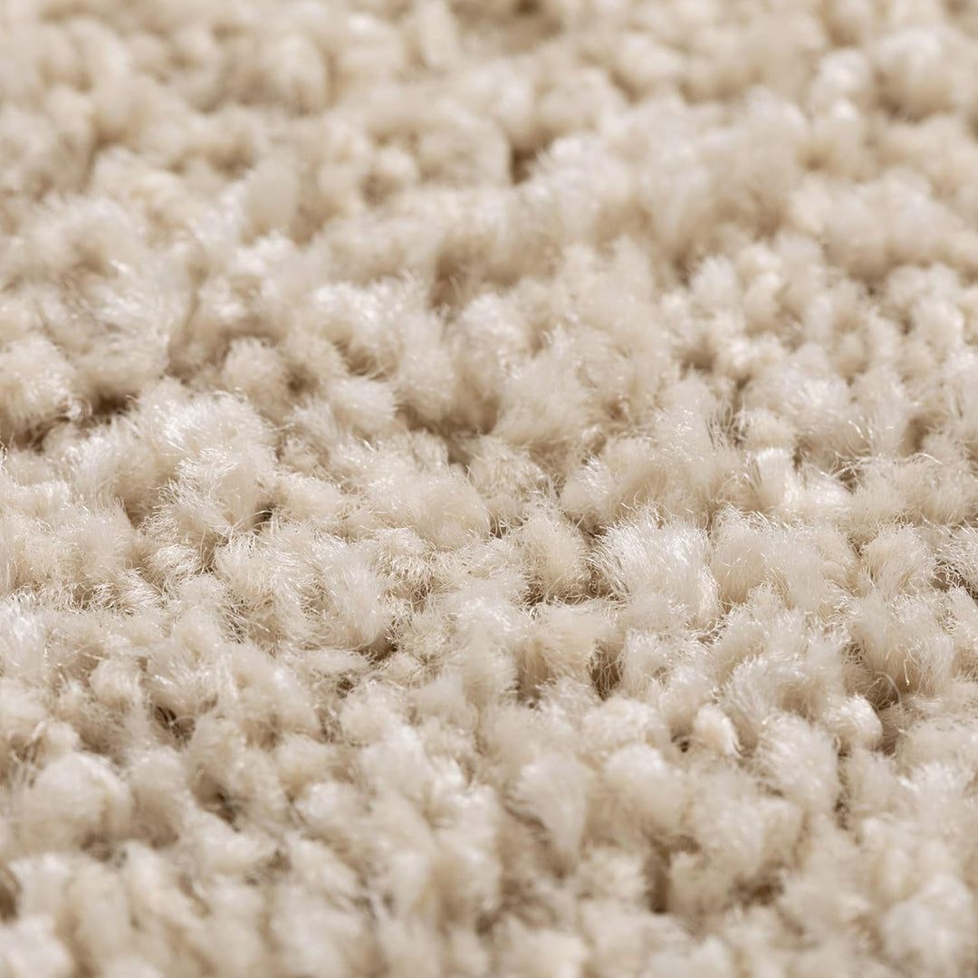 Steffensmeier Kurzflor Teppich Cambridge, Wohnzimmer, Schlafzimmer, in Beige, Grösse: Rund Ø 80 cm 8