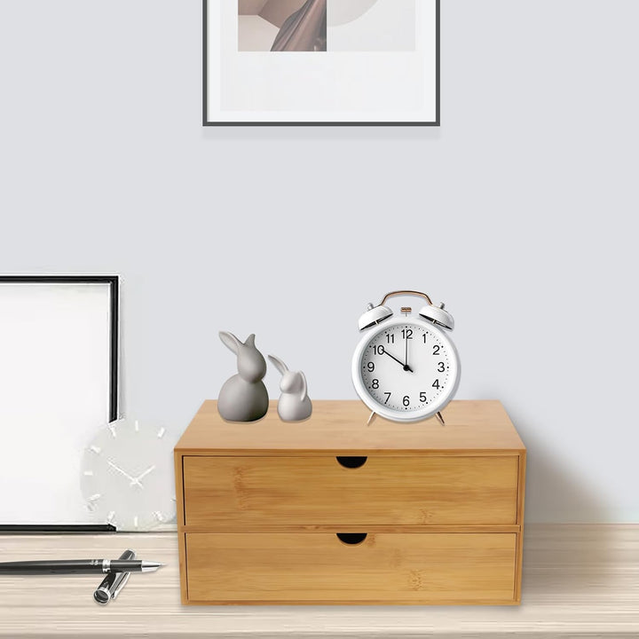 Schreibtisch Organizer, Mini Bamboo Desk Drawer Tabletop Storage Organization Box, Schubladenbox Bam
