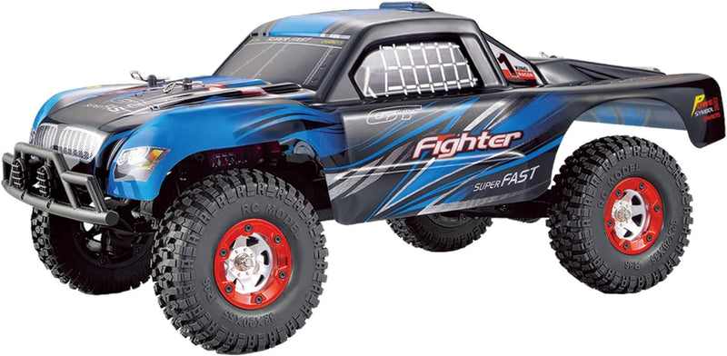 Amewi 22245 Fighter PRO 4WD brushless 1:12 Short Course, RTR,2,4GHz, Rot, Schwarz, Weiss