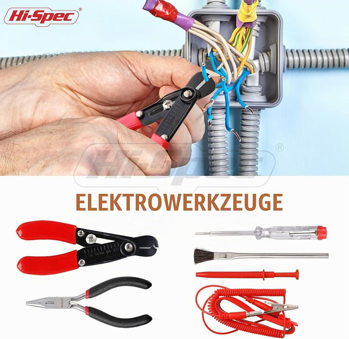 Hi-Spec 56-tlg. Präzisionswerkzeug-Kit für Computer, Handys und Laptops mit Ratschenschraubendreher,