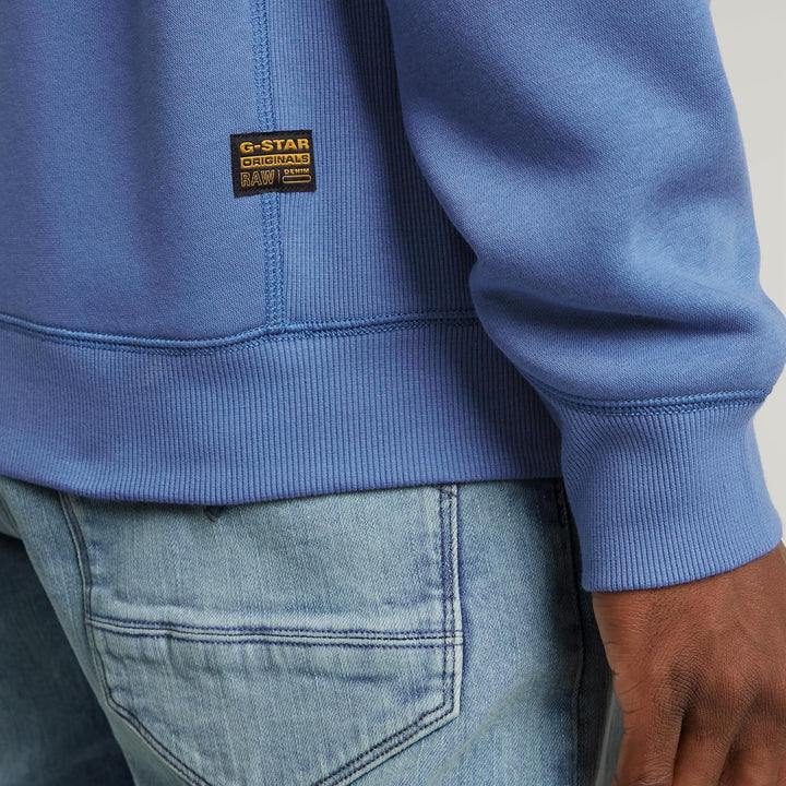 G-Star Herren Premium Core Sweater Sweats (1er Pack) XS Blau (Dutch Blue D16917-c235-g989), XS Blau