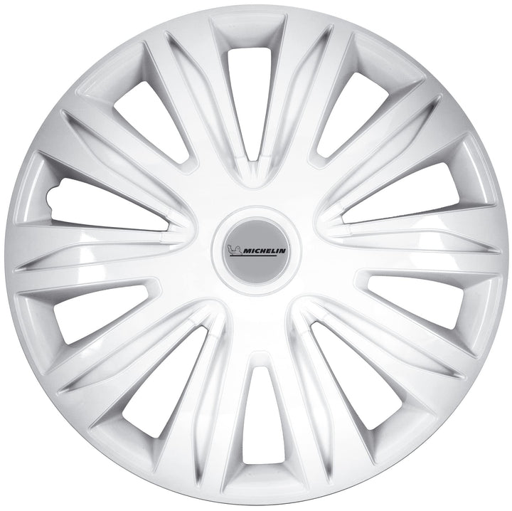 MICHELIN Radkappe MX-FW 16 Zoll Universal Radzierblende | 4 er Set Fürs Auto | ABS Kunststoff | Nigh