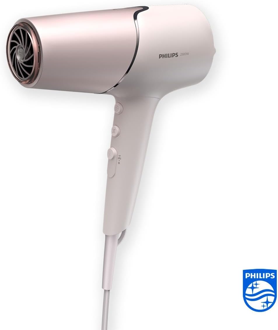 Philips Series 5000 Haartrockner mit ThermoShield Technologie - 2300W, Ionisierungsfunktion, 6 Hitze