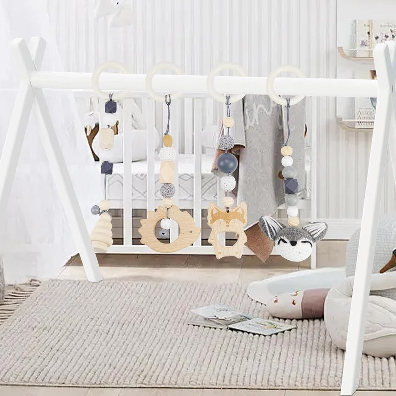 Spielbogen Baby Spielzeug ab 0 Monate 4 Stück Spielebogen Babies Toys Spielbögen Baby Gym Anhänger H