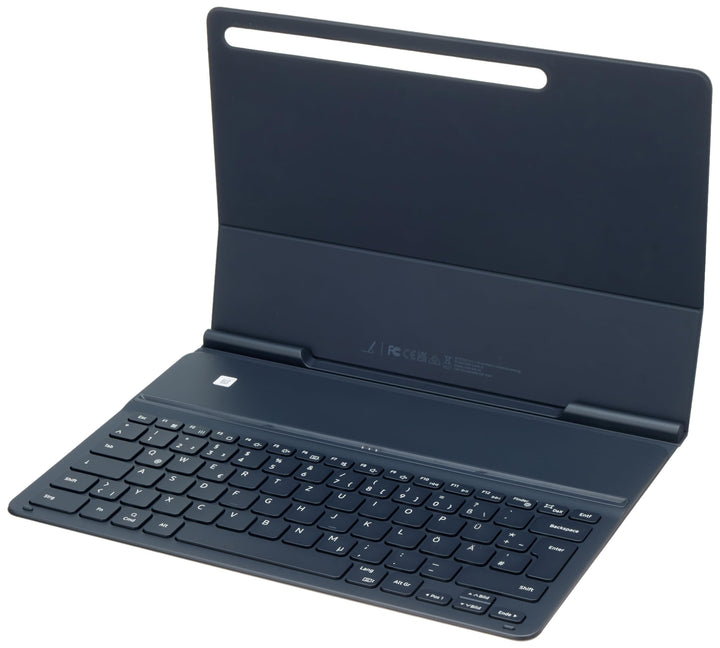 Samsung Book Cover Keyboard Slim EF-DT730 für das Galaxy Tab S7+ | Tab S7 FE, Black, 12,4 Zoll