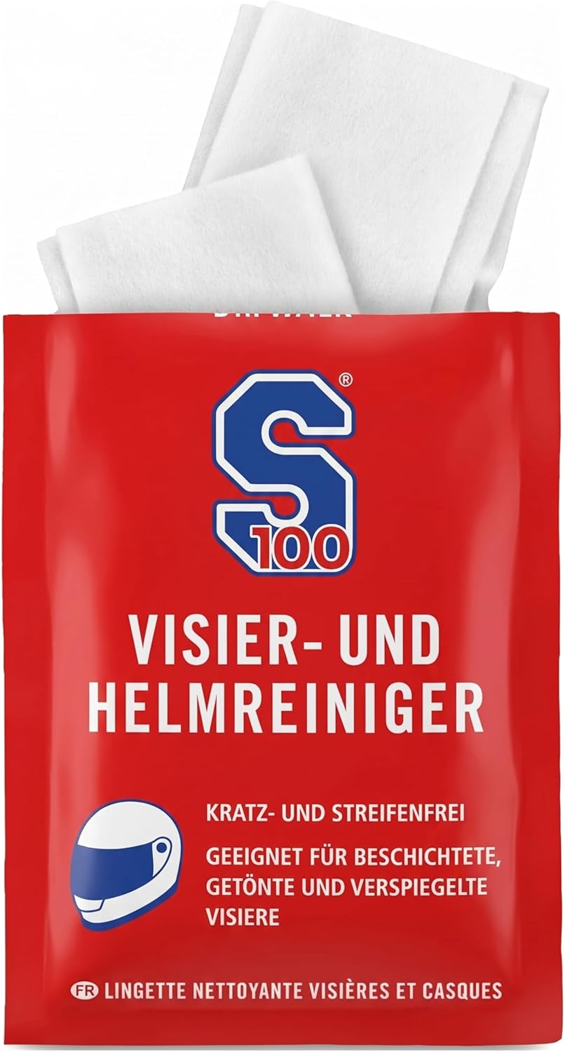 S100 Visier- und Helmreiniger Tuch Set 10 Stück