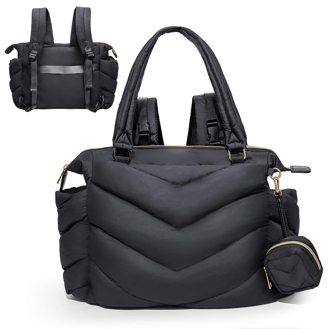 MISS FONG Baby Wickeltasche Wickelrucksack Rucksack Gross, Wickeltasche Kinderwagen Puffer Rucksack