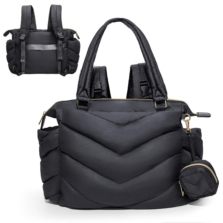 MISS FONG Baby Wickeltasche Wickelrucksack Rucksack Gross, Wickeltasche Kinderwagen Puffer Rucksack