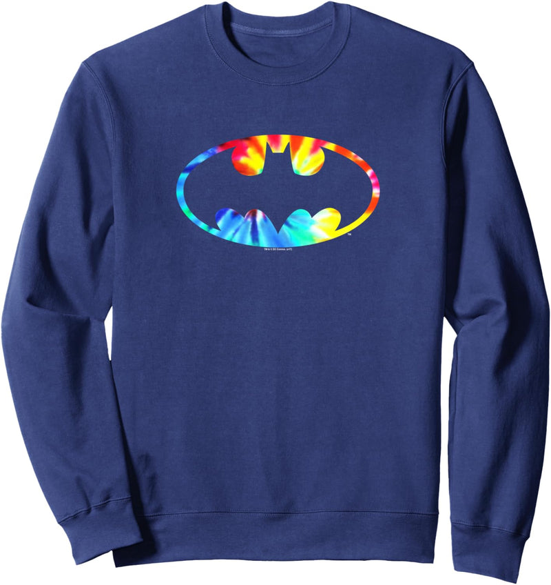 Batman Tie Dye Logo Sweatshirt