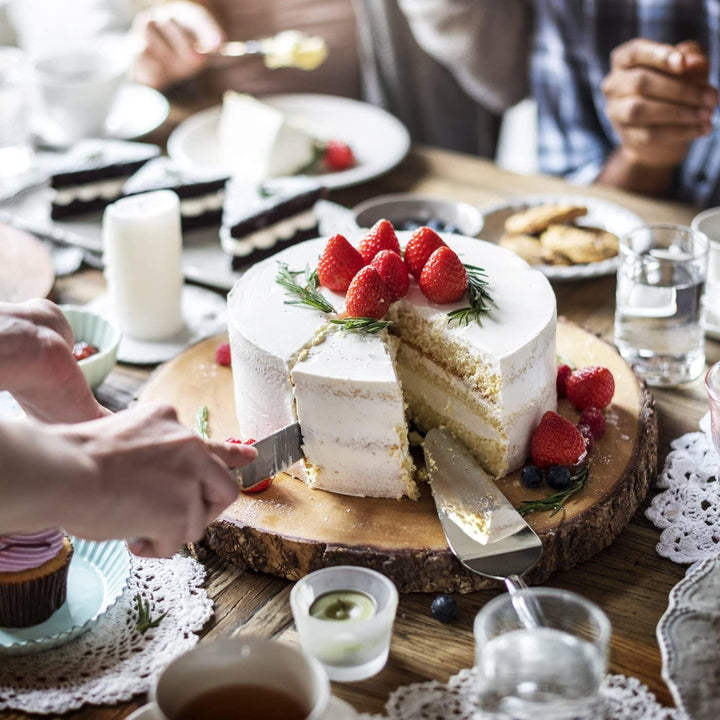 Maverton Tortenheber mit Gravur - Kuchenheber aus Edelstahl - Küche Dekoration - für Torten Kuchen M