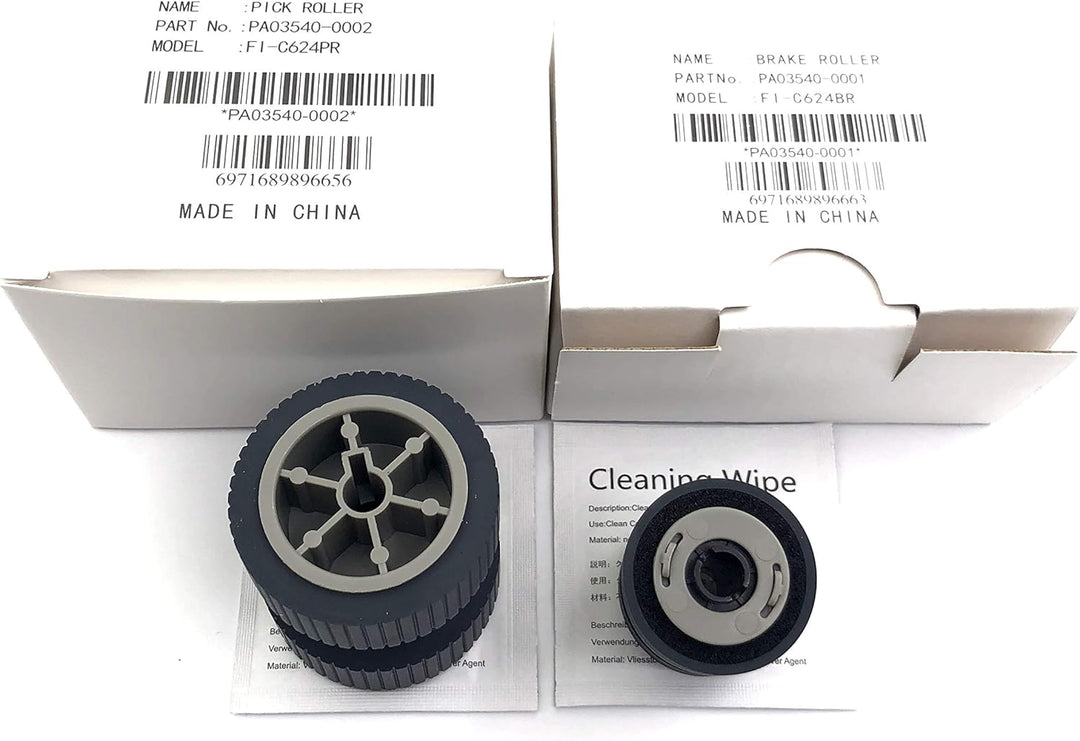 OKLILI PA03540-0001 PA03540-0002 Scheibenbremse Roller + Pick Roller Pickup Roller kompatibel mit Fu