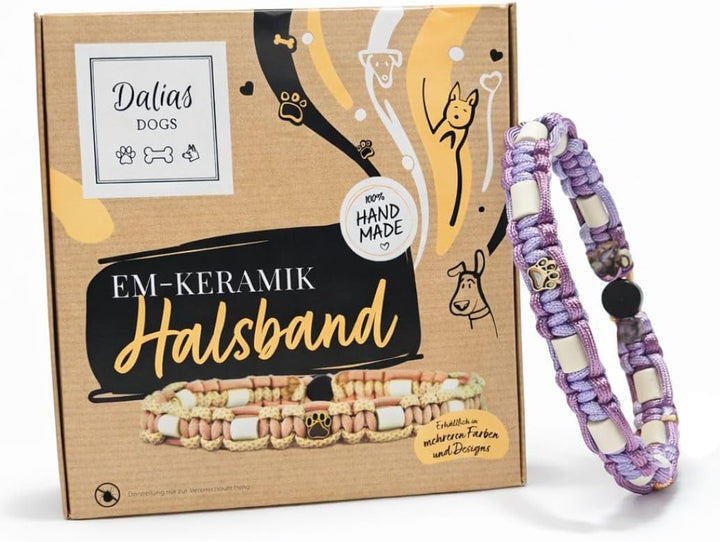 Dalias Dogs - Premium EM-Keramik Hundehalsband Katze Halsband Hund Schmuckhalsband Hundehalsband Par