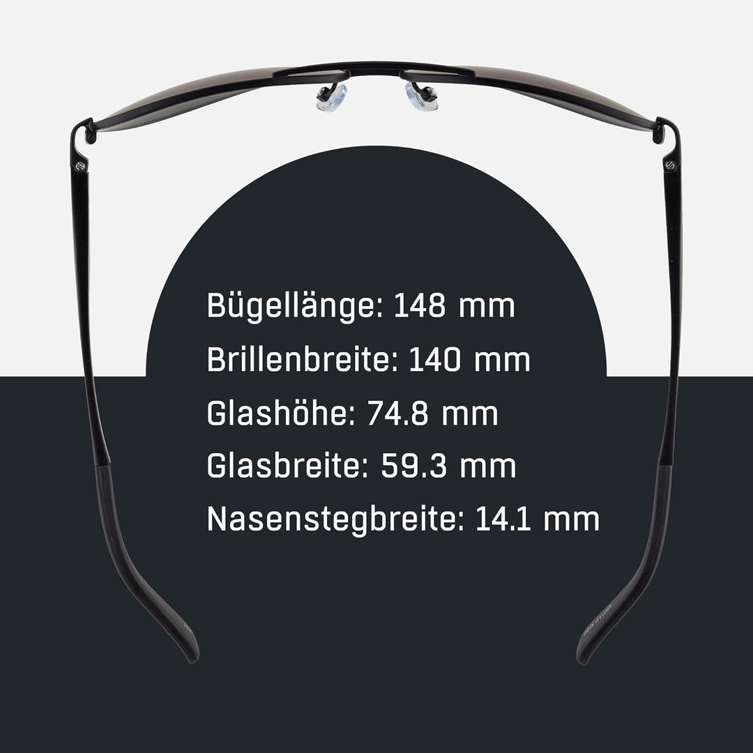 ALPINA A 107 - Verspiegelte und Bruchsichere Sonnenbrille Mit 100% UV-Schutz Für Erwachsene Black Ma