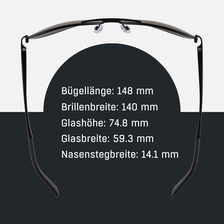 ALPINA A 107 - Verspiegelte und Bruchsichere Sonnenbrille Mit 100% UV-Schutz Für Erwachsene Black Ma