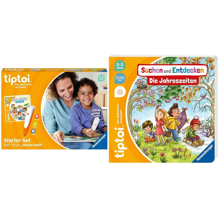 Ravensburger tiptoi Starter-Set 00112 - Stift und Bilderbuch Suchen und Entdecken Meine Welt - Lerns